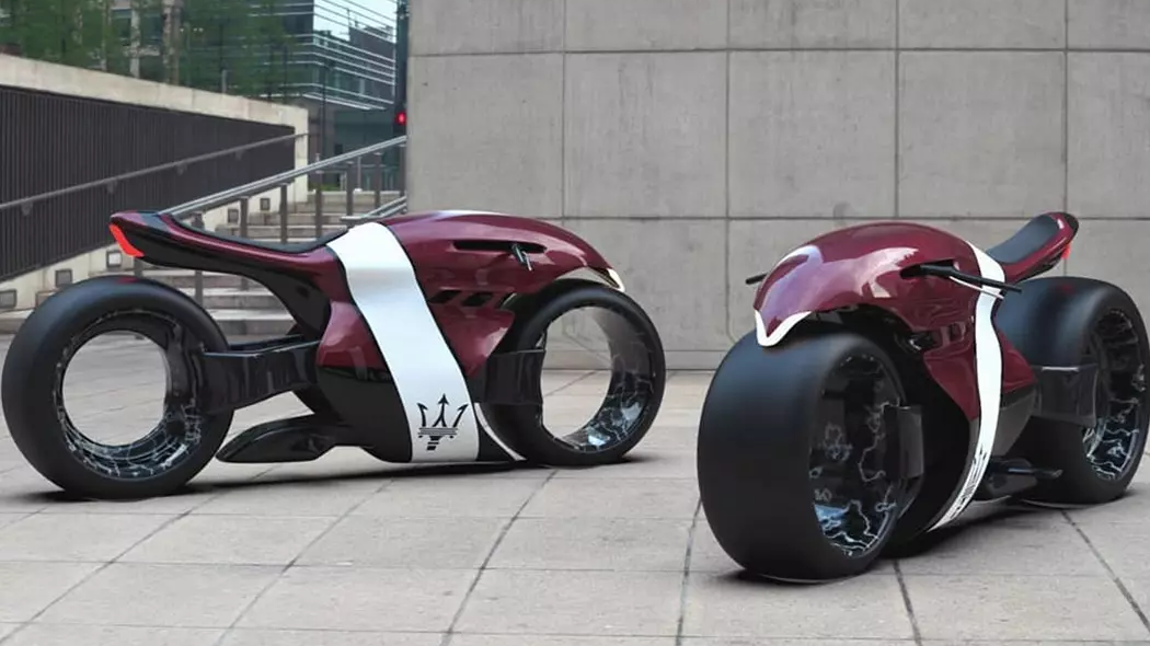 Maserati Superbike Une moto lectrique futuriste m langeant